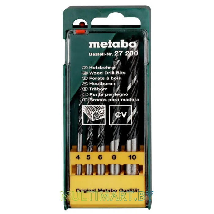 Набор сверл Metabo 627200000 (5 предметов)